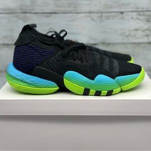 Adidas Trae Young 2 Men's Basketball Shoes Sneakers Black Blue Green New